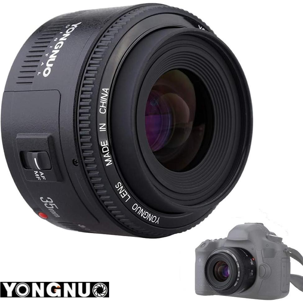Lente YONGNUO YN35mm F2 Gran Angular AF/MF para Canon