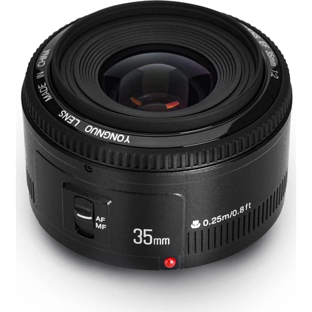 Lente YONGNUO YN35mm F2 Gran Angular AF/MF para Canon