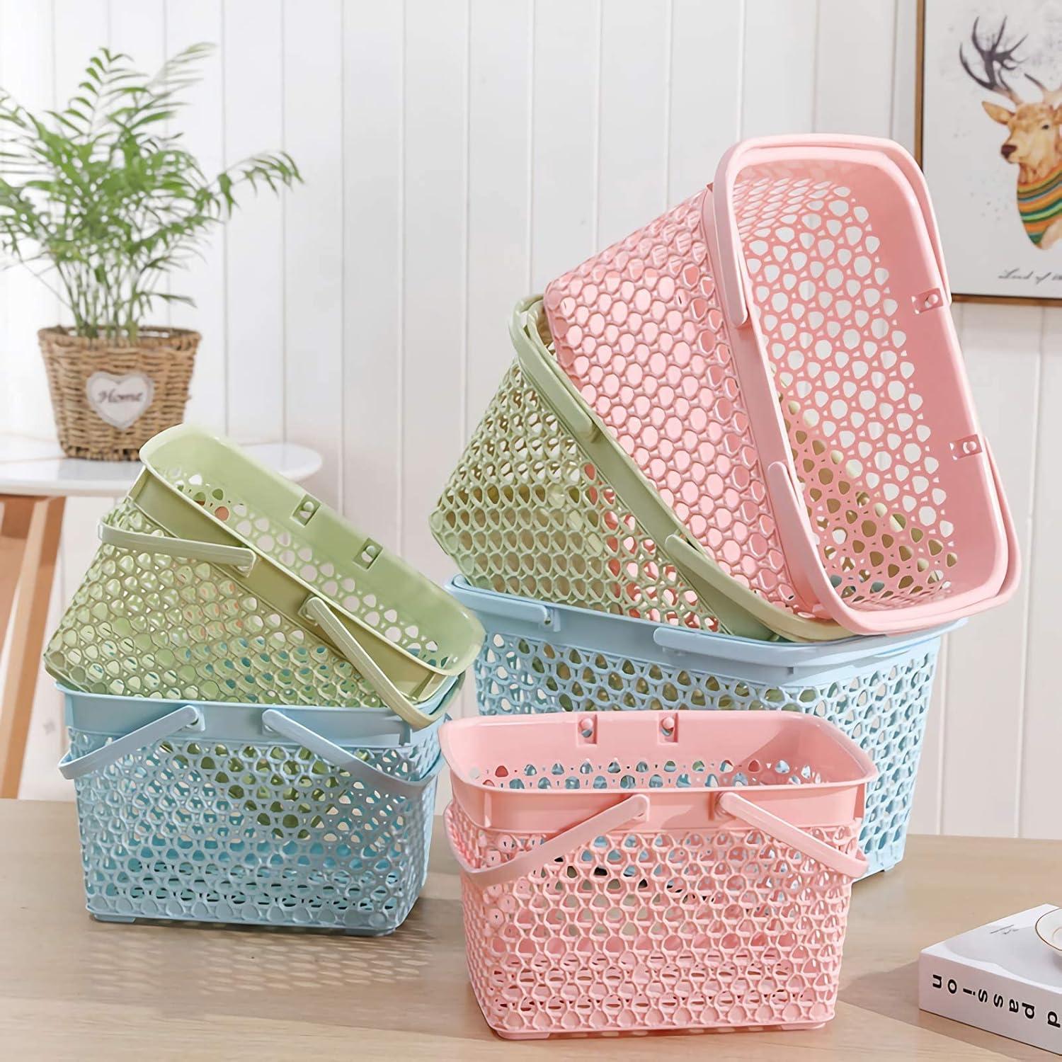 Cesta de Ducha Portátil Anyoifax Azul 28.4x20.1x17.3cm