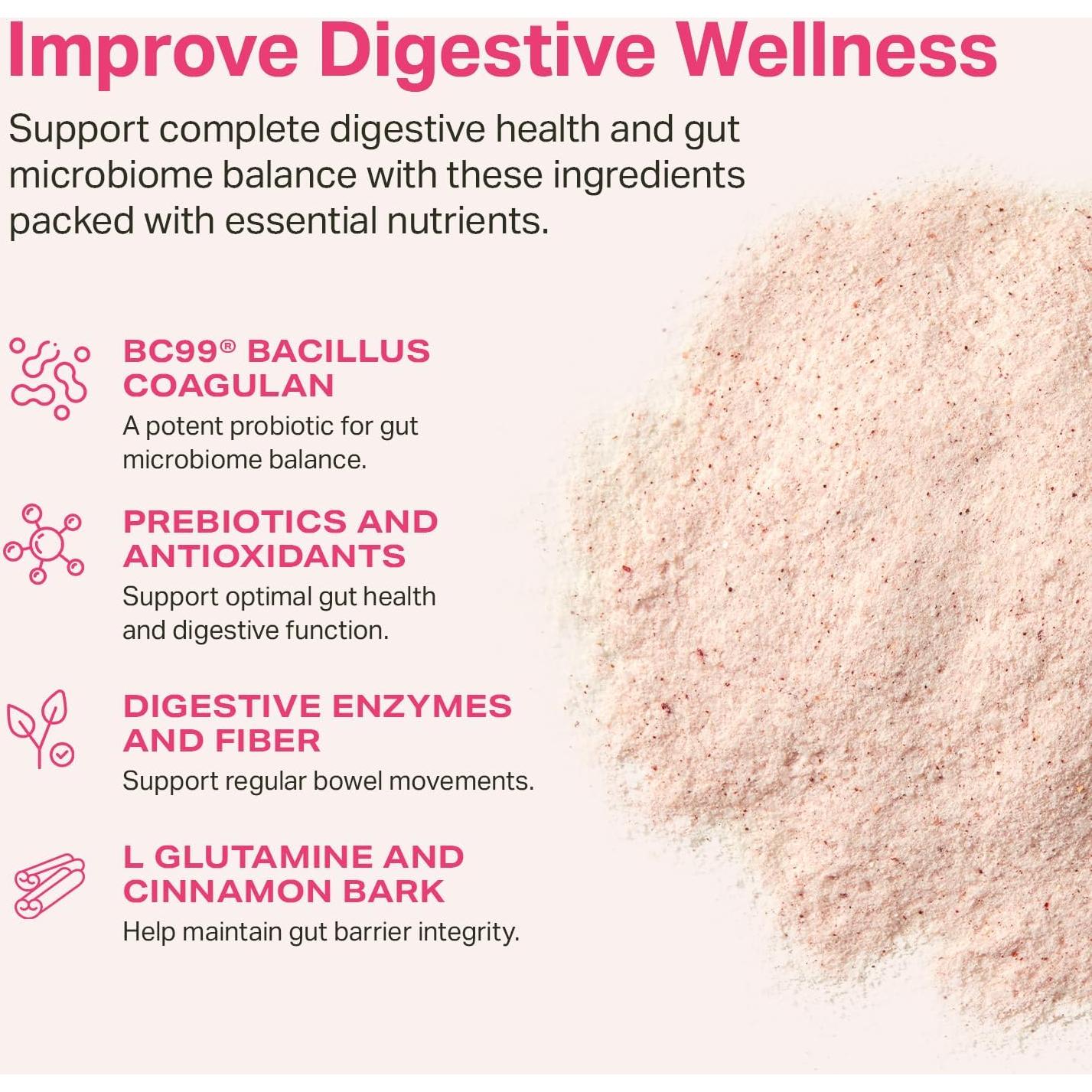 Proper Alivio Digestivo en Polvo - 30 Porciones con Probioticos