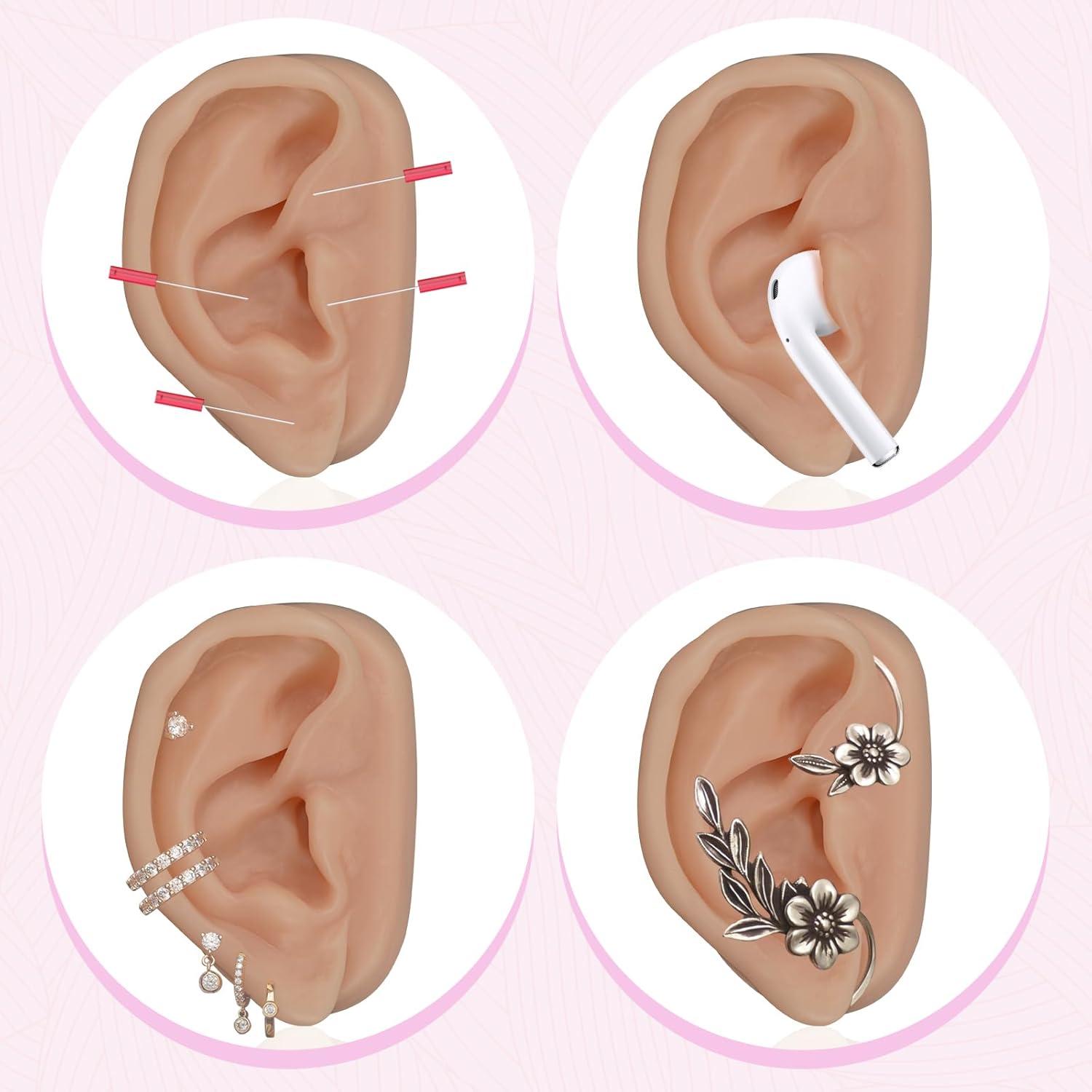 Modelo de Oído de Silicona SimCoach para Acupuntura y Piercing