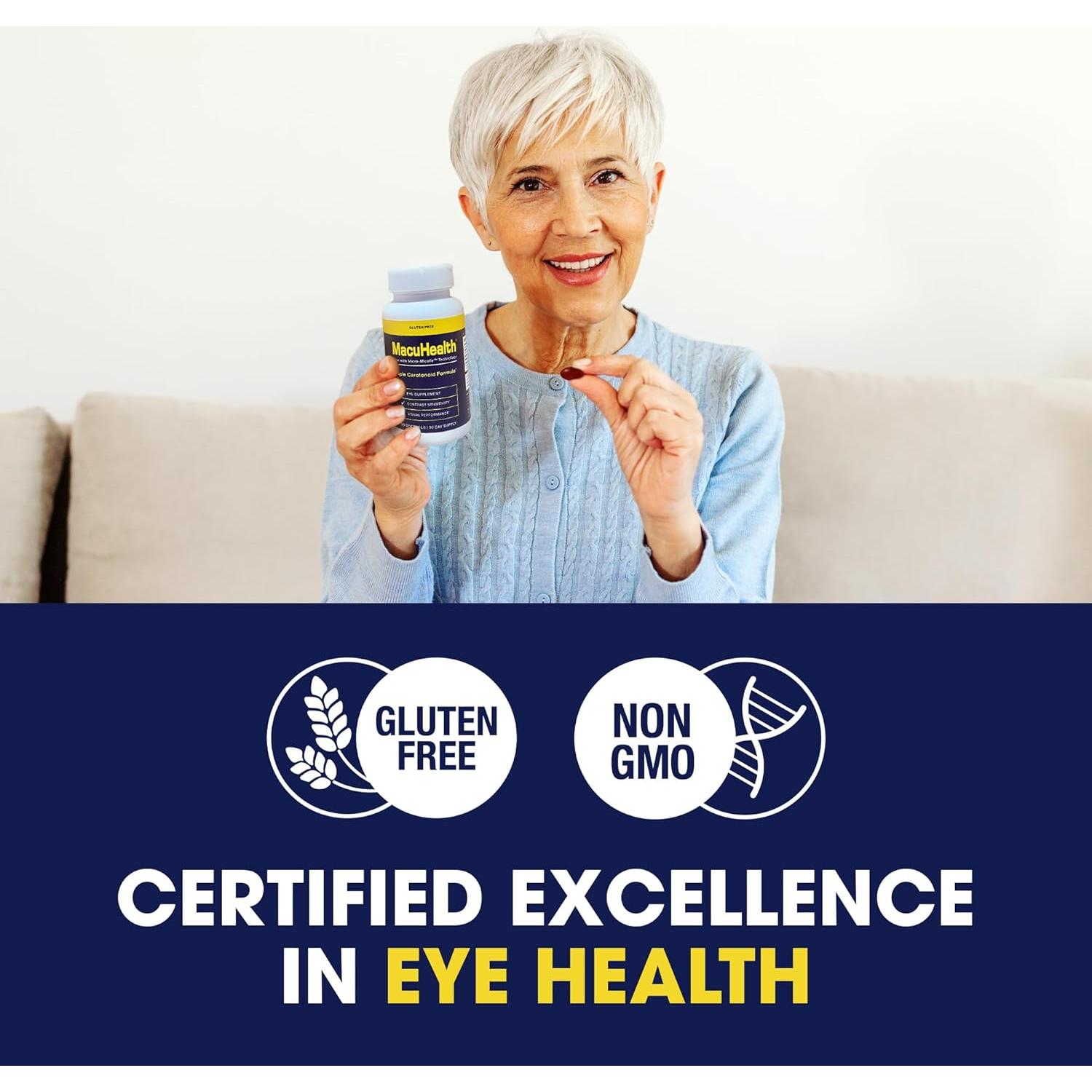 Suplemento Ocular MacuHealth Triple Carotenoide 90 Gelatinas