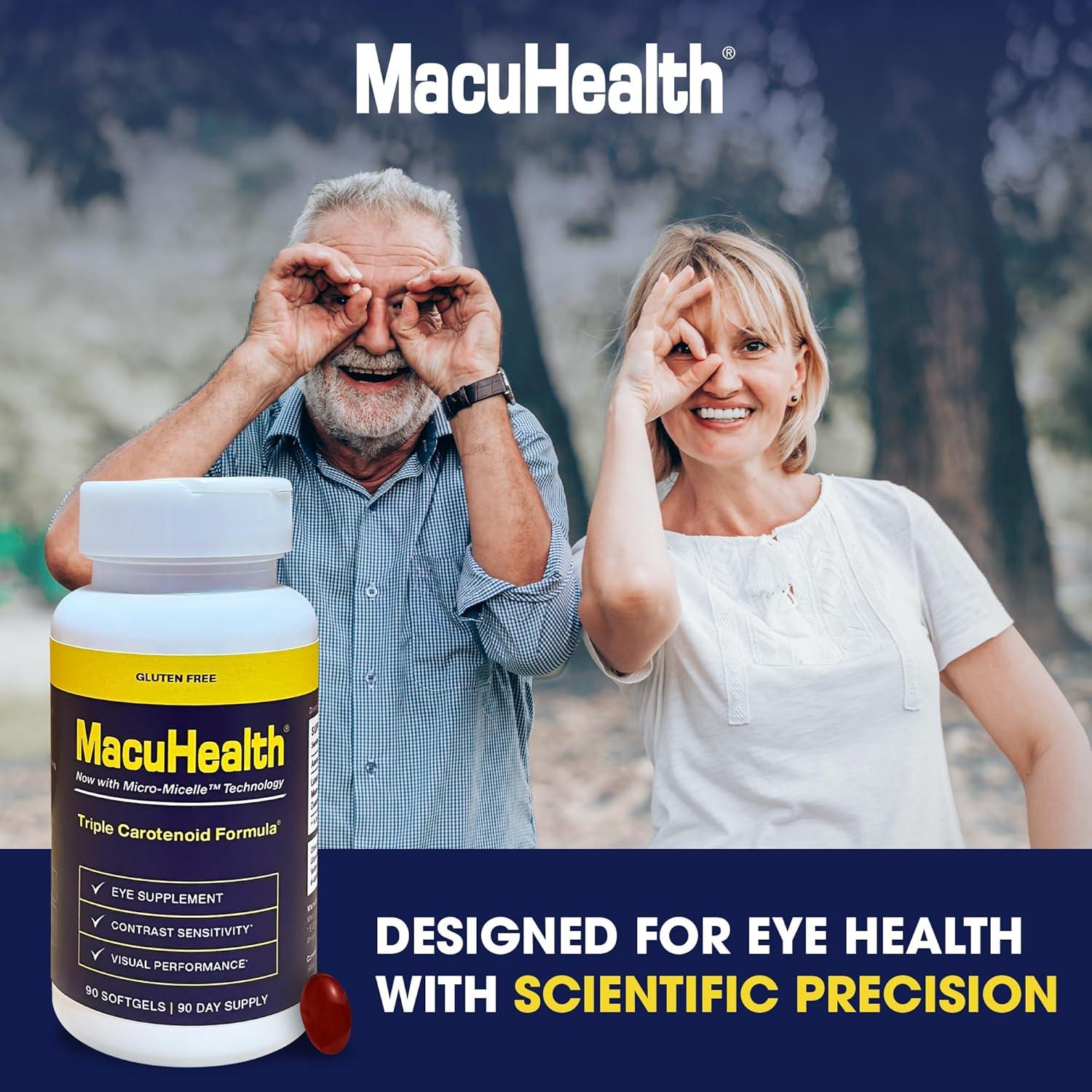 Suplemento Ocular MacuHealth Triple Carotenoide 90 Gelatinas