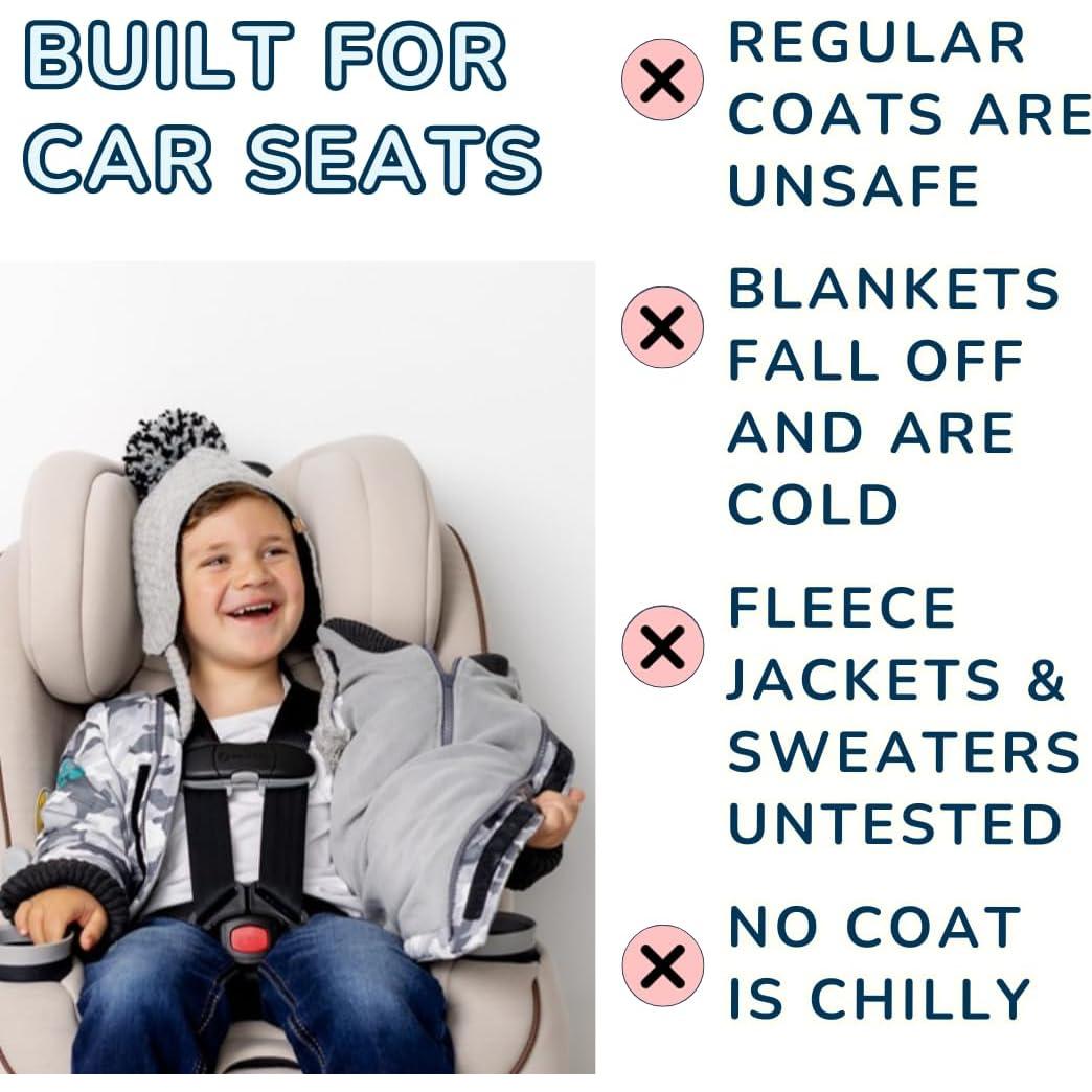 Abrigo de Invierno Buckle Me Baby para Asiento de Auto 6-9 Meses