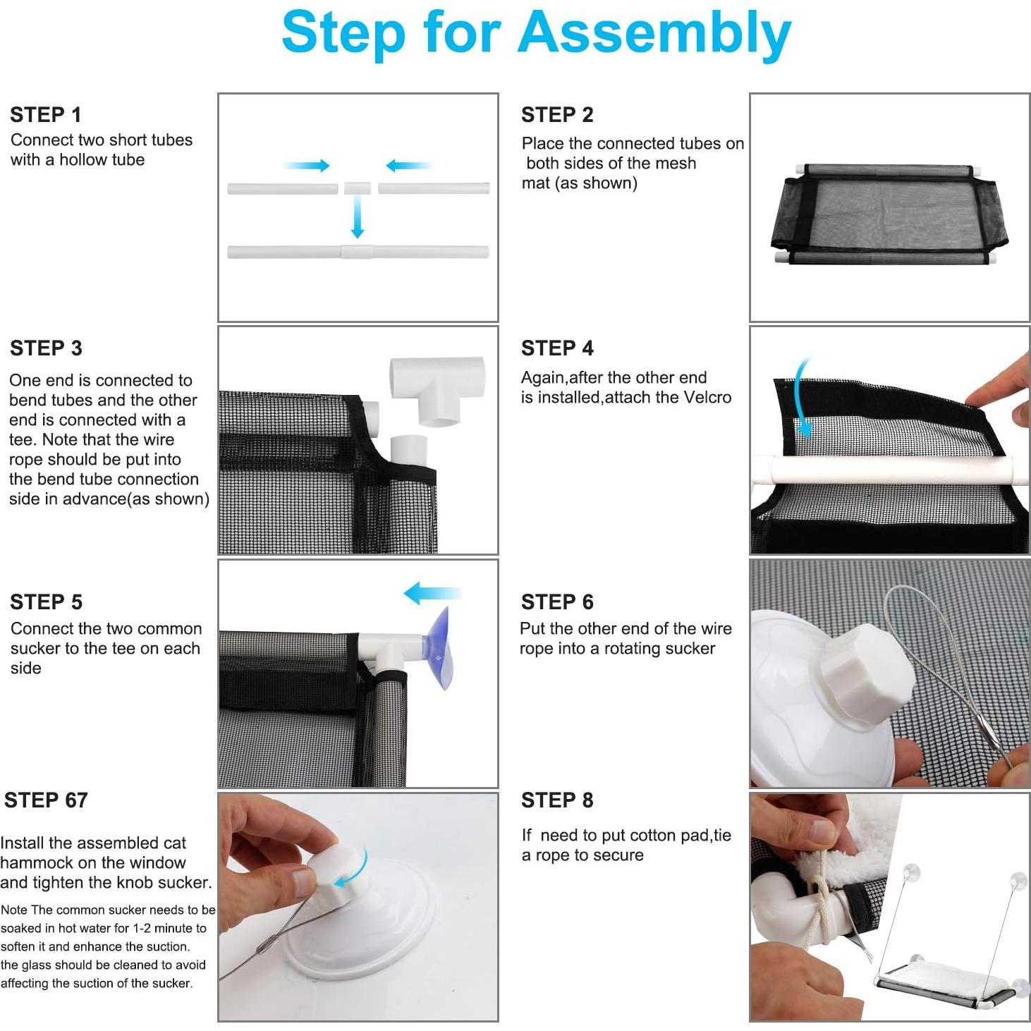 Perchera para Gatos ZALALOVA A1 Ventana con Manta Polar