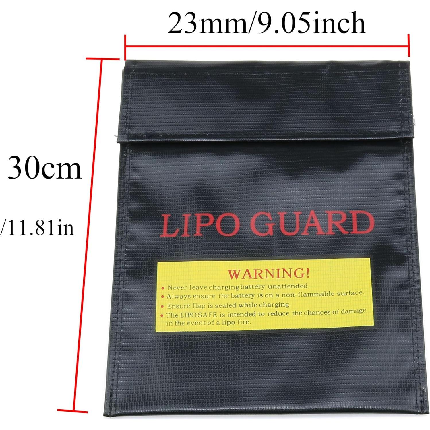 Bolsa de Seguridad Lipo Dookoe Ignífuga 29.2x22.4cm