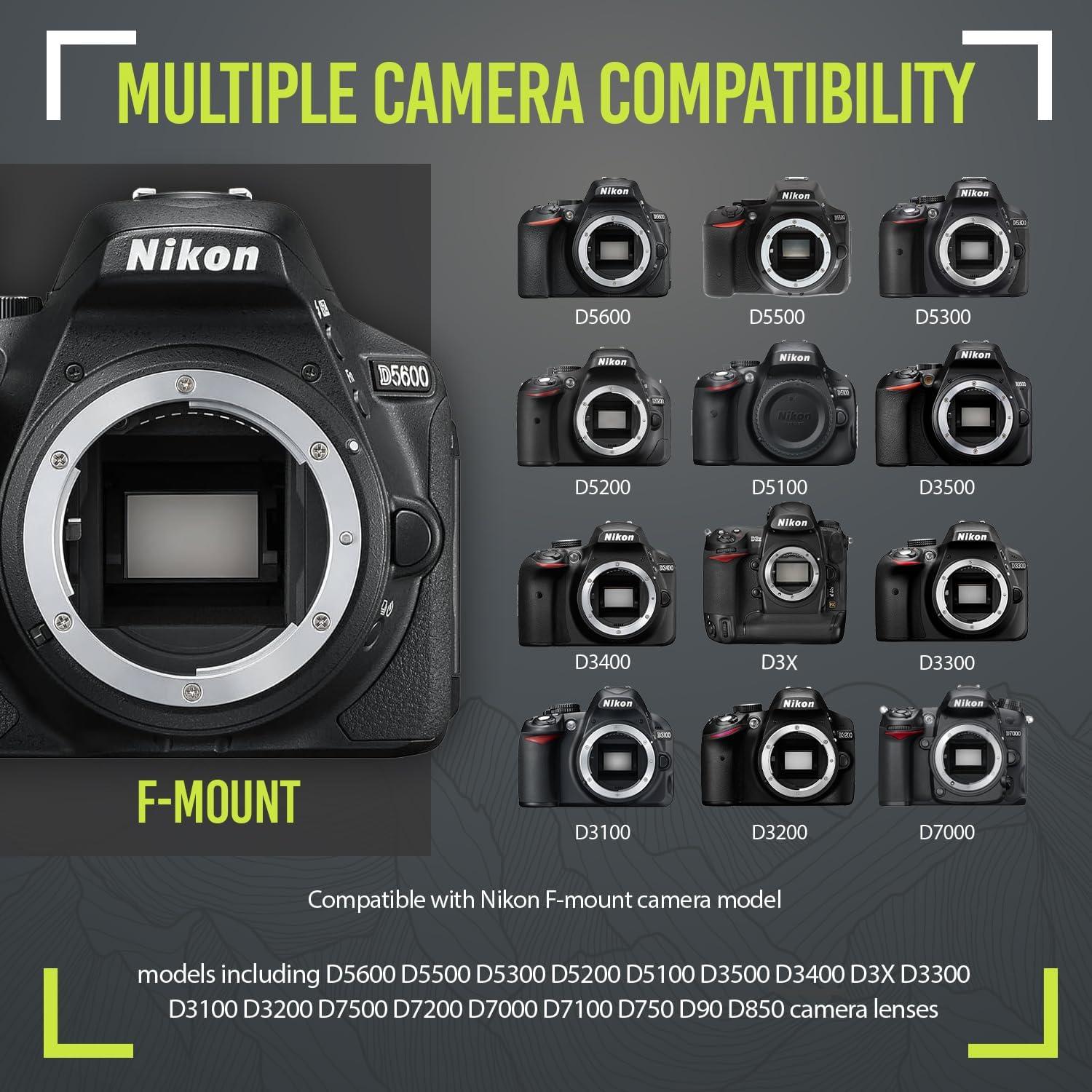 Lente Telefoto 420-800mm f/8 BM Premium para Nikon DSLR