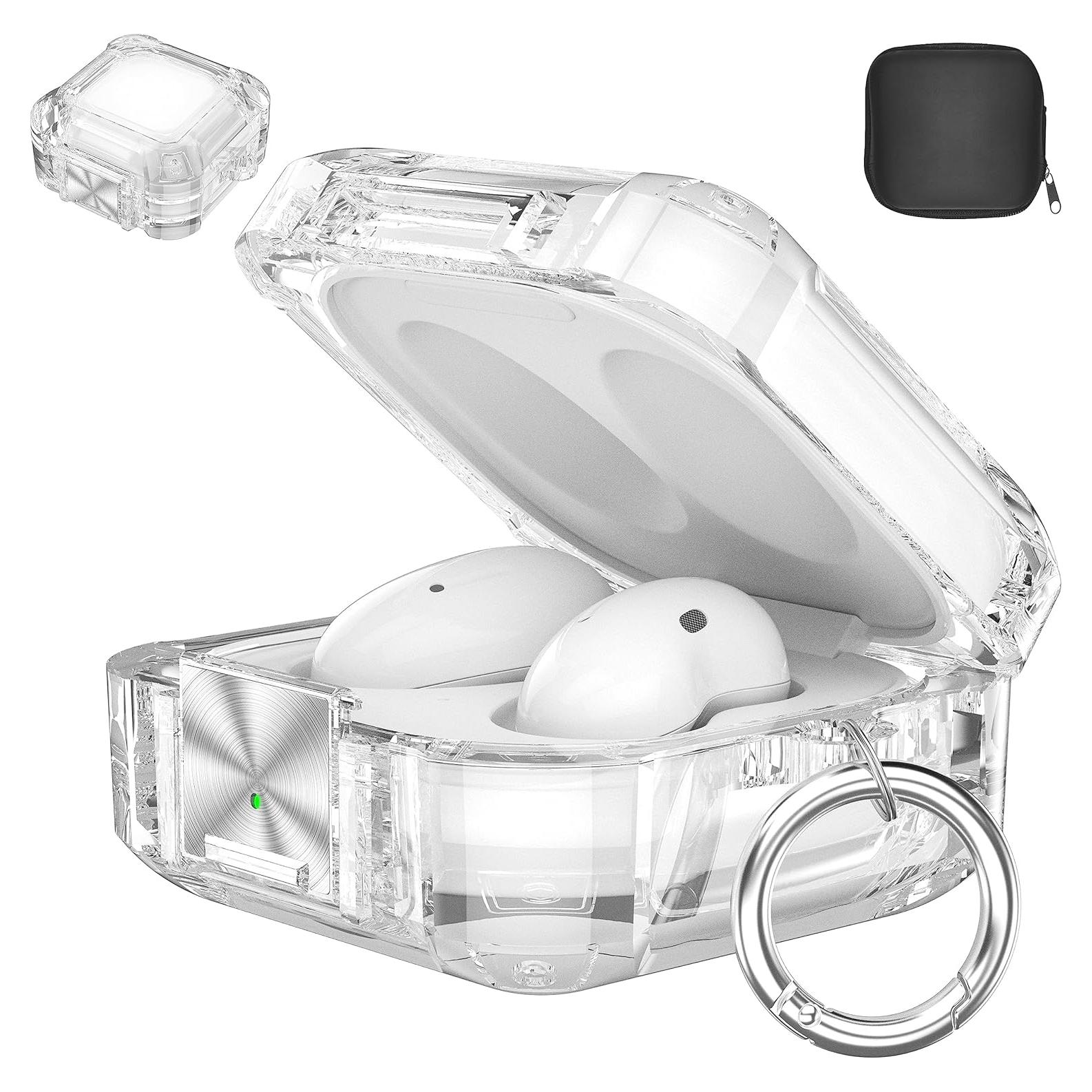 Funda Protectora Transparente Valkit para Galaxy Buds 2 Pro/2/Live