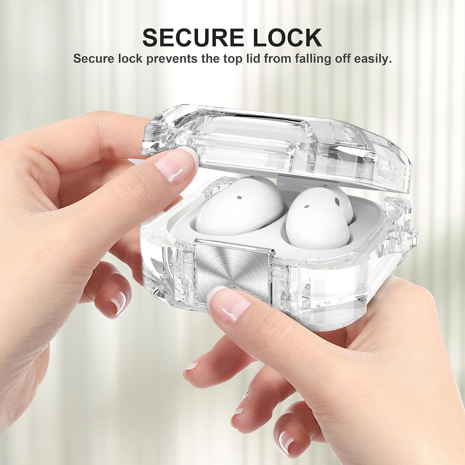 Funda Protectora Transparente Valkit para Galaxy Buds 2 Pro/2/Live