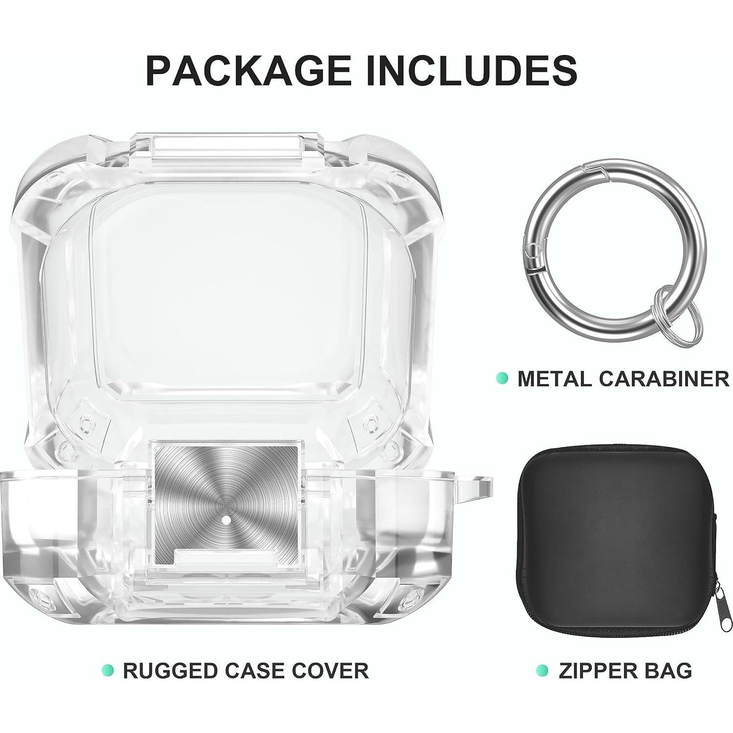 Funda Protectora Transparente Valkit para Galaxy Buds 2 Pro/2/Live