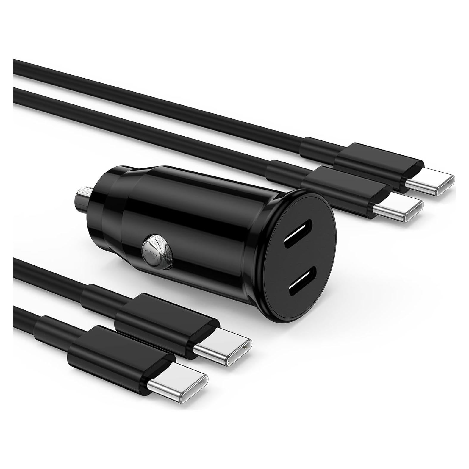 Cargador de Coche USB C Rápido Shenzhen ZYH-C26 con Cable 3 pies