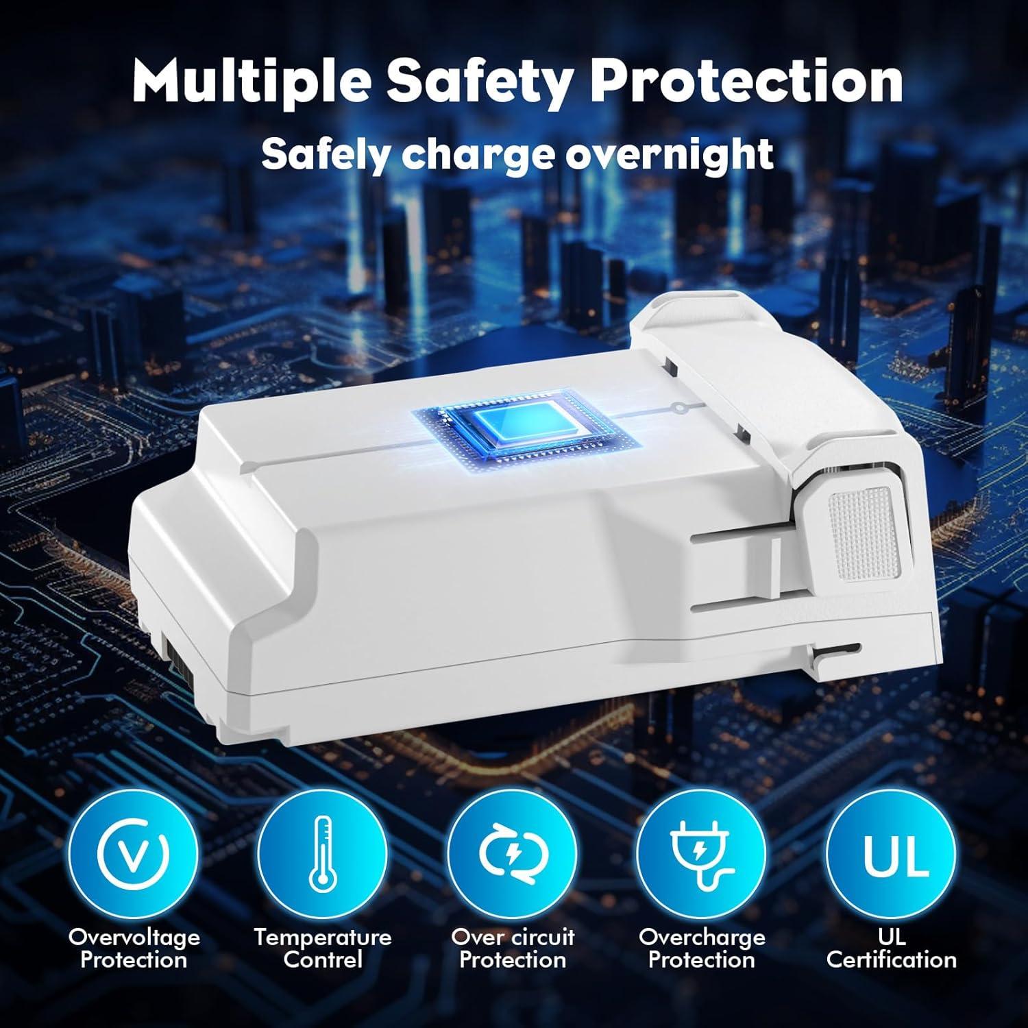 Batería de Vuelo Inteligente Plus Rszfnjxry para DJI Mini 4 Pro/3/3 Pro 3850mAh