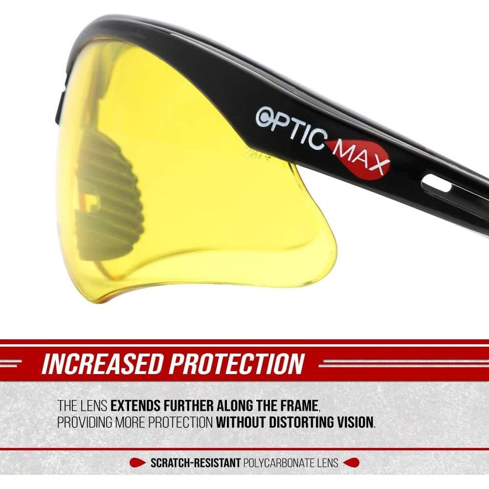 Gafas de Seguridad Optic Max Glove Station Ámbar 1 Par
