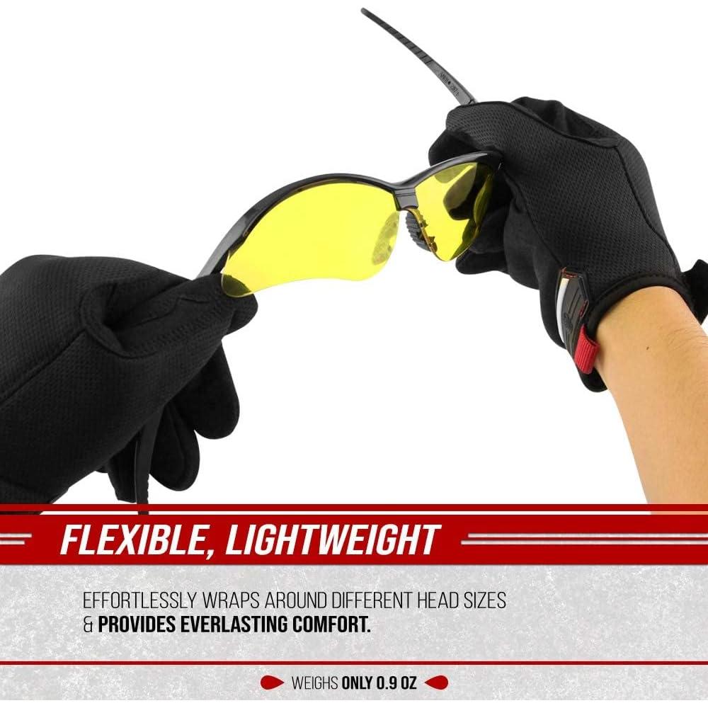 Gafas de Seguridad Optic Max Glove Station Ámbar 1 Par