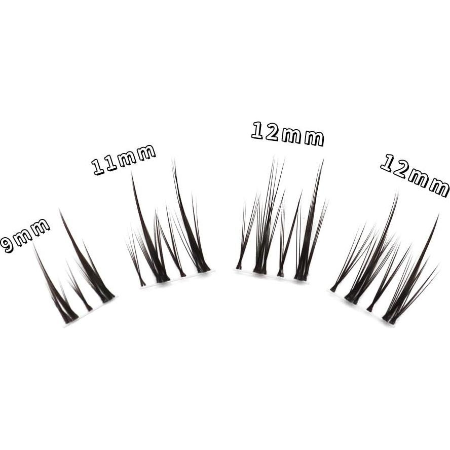 Extensiones de Pestañas LASGOOS 3D Naturales 9/11/12mm 80 Grupos