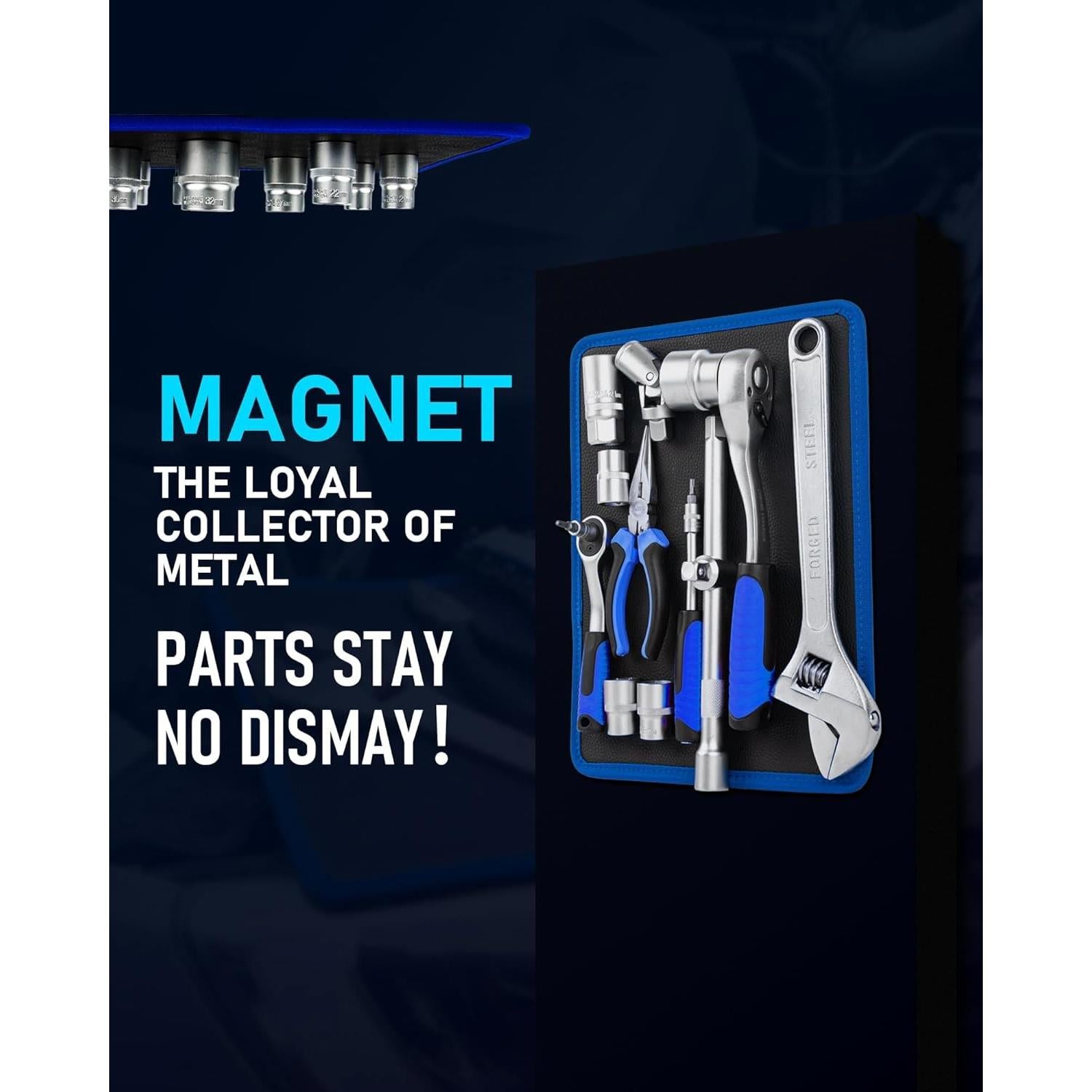 Alfombrilla Magnética para Herramientas HIPULX 32.1x24.4cm 18kg