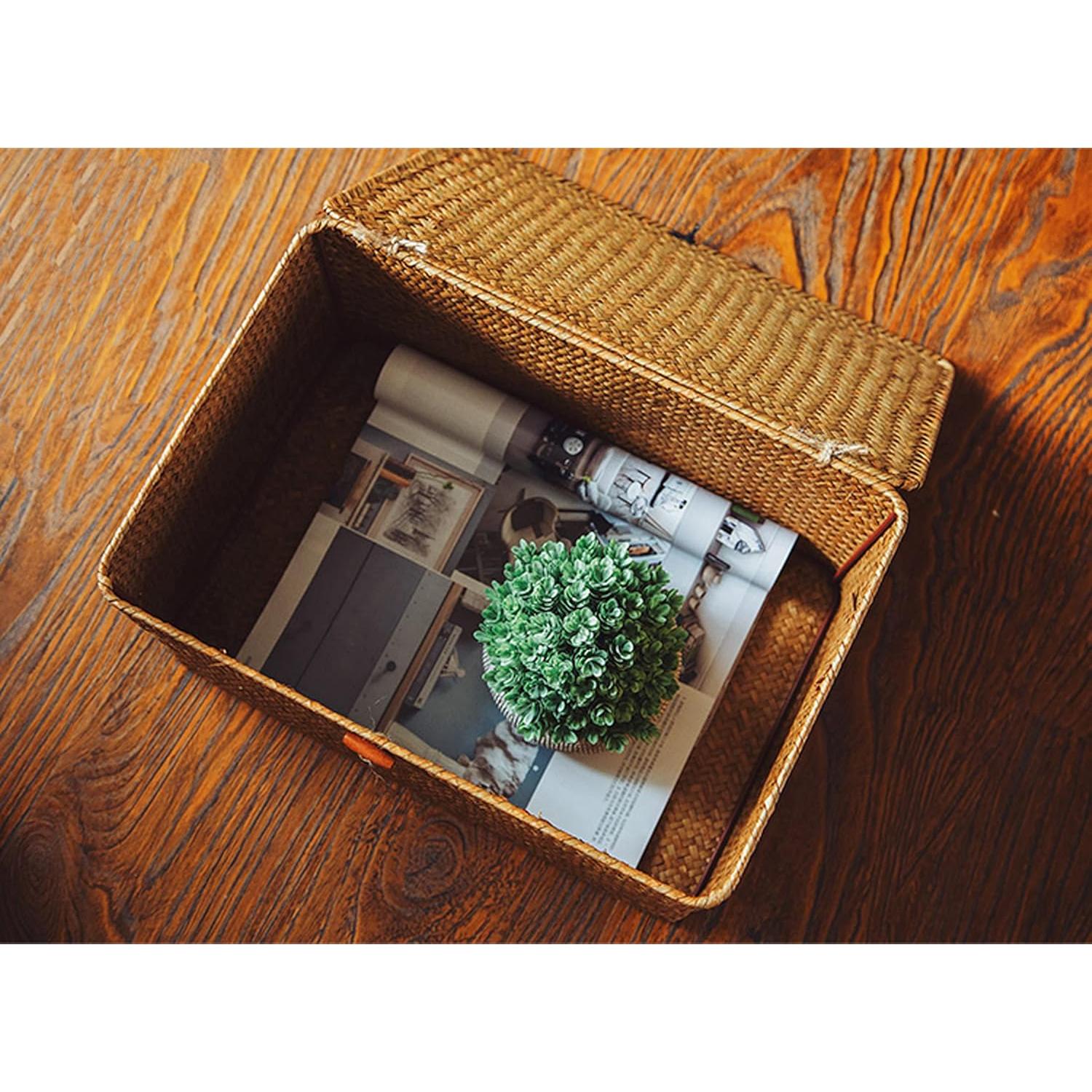 Canasta de Almacenamiento Rectangular Yesland 29.2x19.1x12.7cm