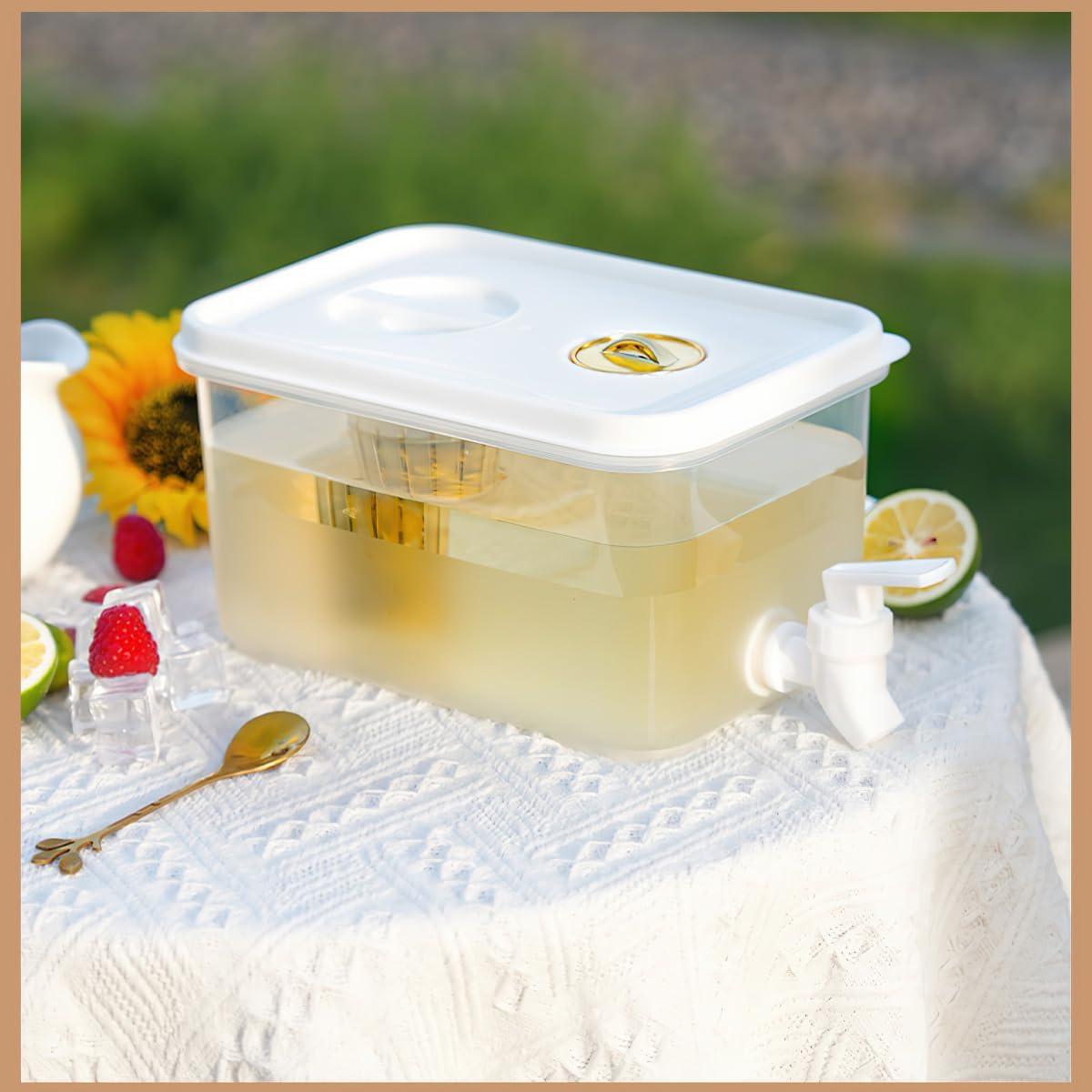 Dispensador de Bebidas Sivlnian 6.4L con Grifo y Filtro - 2 Piezas