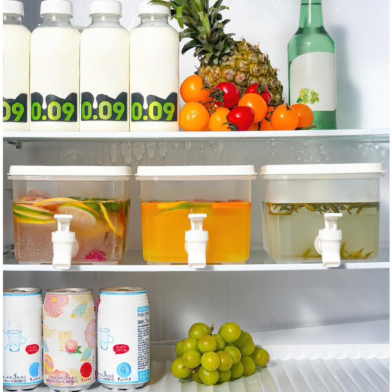 Dispensador de Bebidas Sivlnian 6.4L con Grifo y Filtro - 2 Piezas