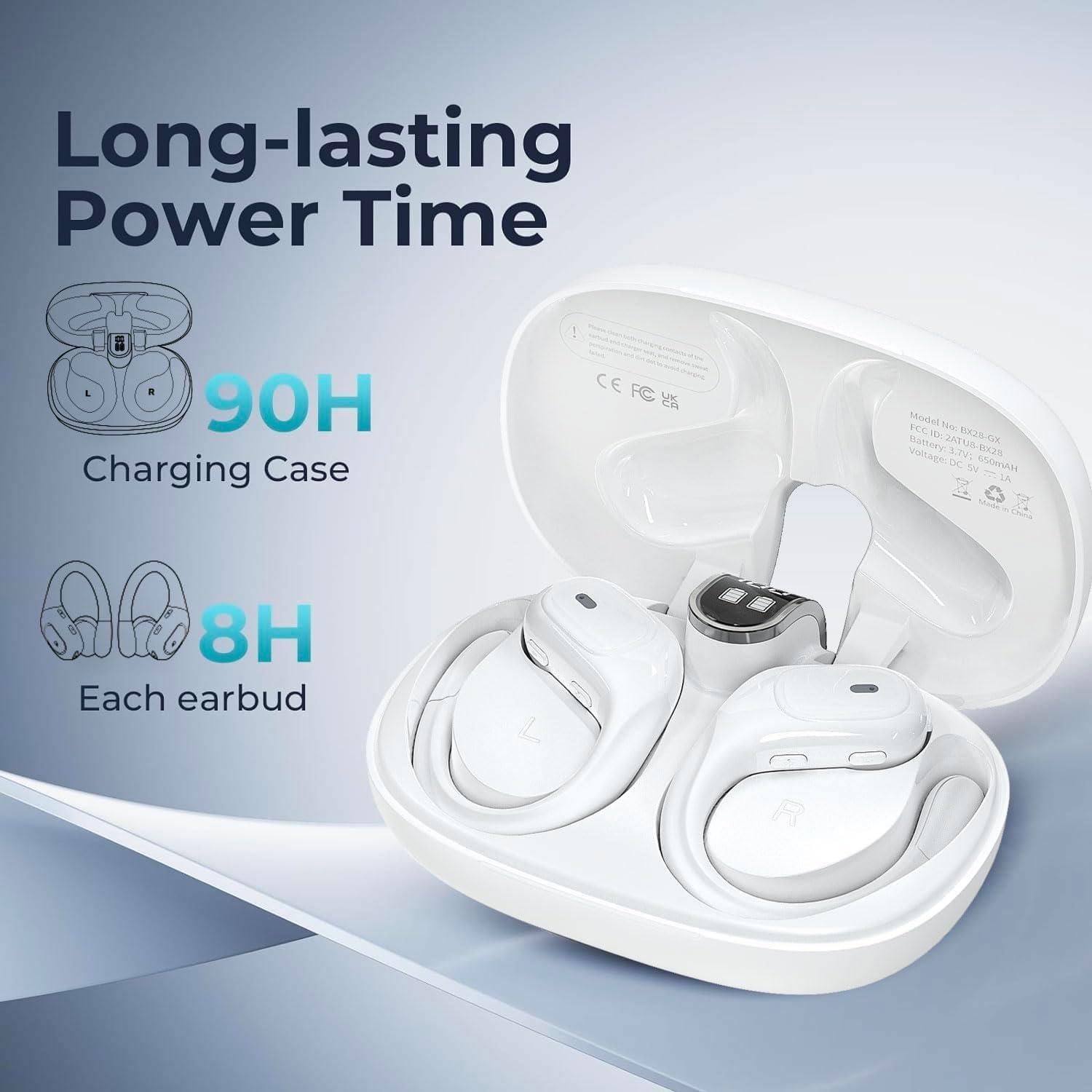 Auriculares Inalámbricos Bluetooth ANON BX28-GX IPX7 90h