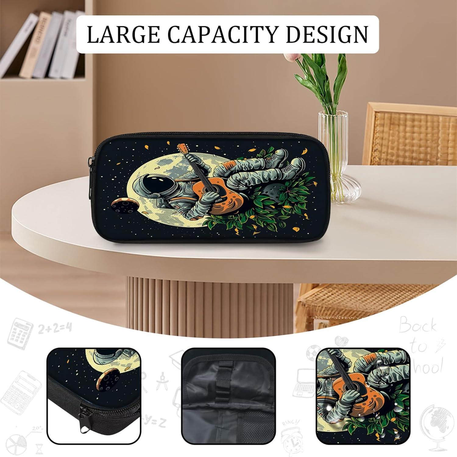 Mochila Escolar Espacial Baegopa con Almuerzo y Estuche 3pcs