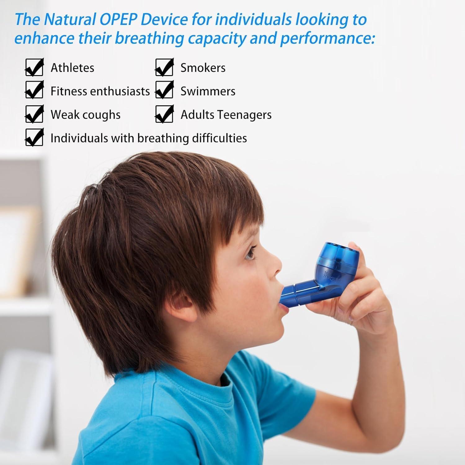 Dispositivo de Ejercicio Respiratorio MILLSTEPS OPEP - Alivio Mucosidad