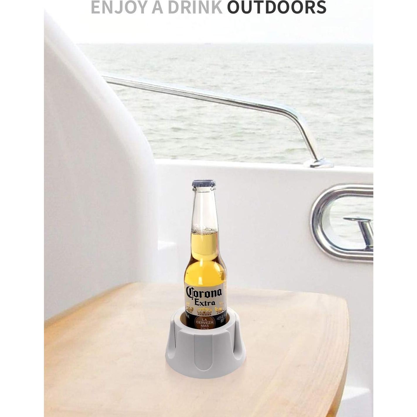 Soporte Antideslizante para Tazas CUBE TECH Blanco 9 cm