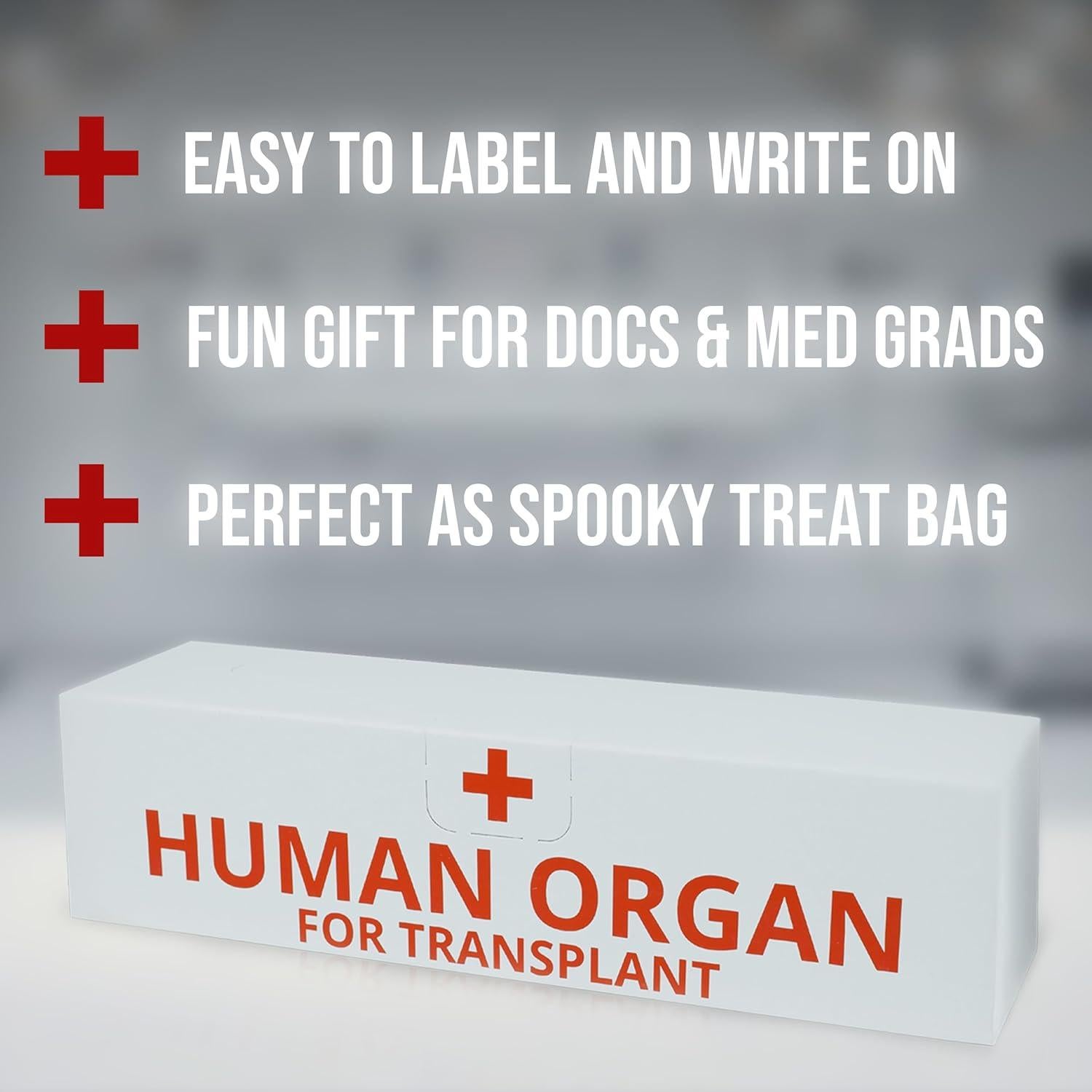 25 Bolsas Divertidas de Órganos Humanos Konama 23x18 cm