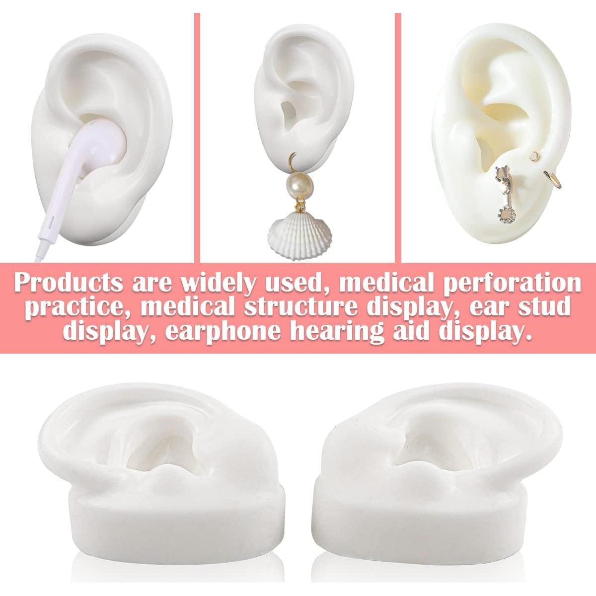 Modelo de Oreja de Silicona YOLUFER 2 Piezas Mediano