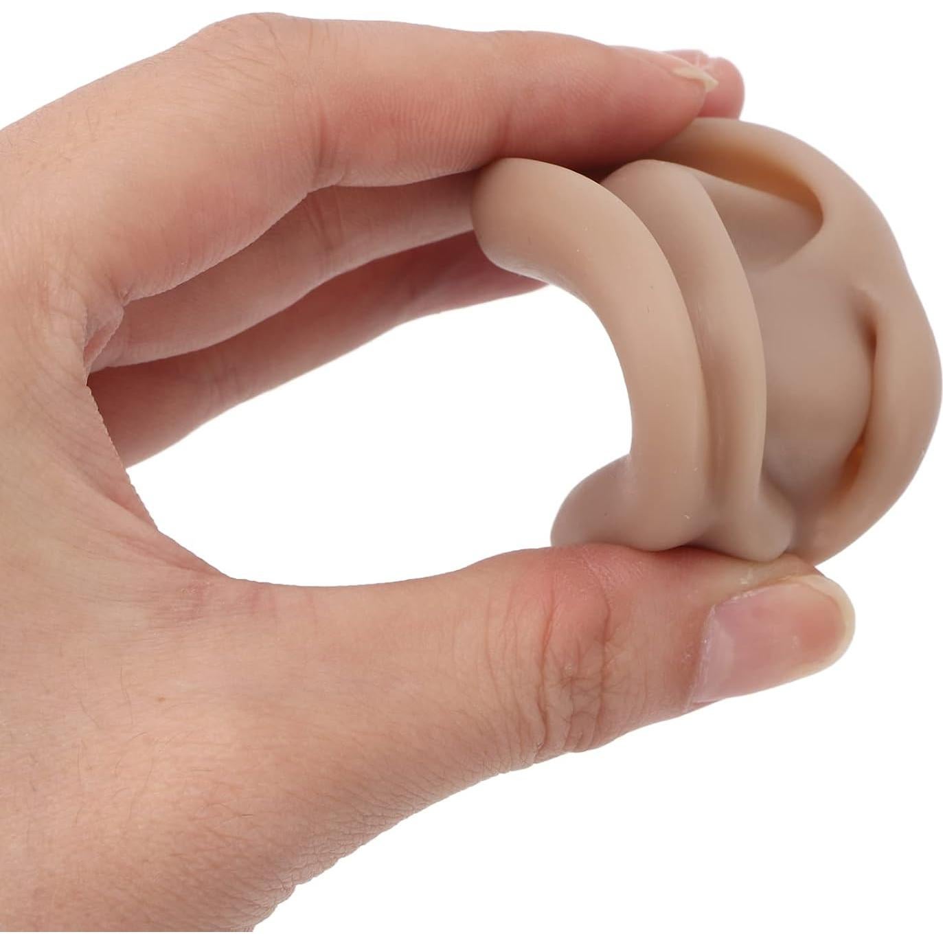 Modelo de Oreja de Silicona FILFEEL - 3 Pares para Práctica de Perforación