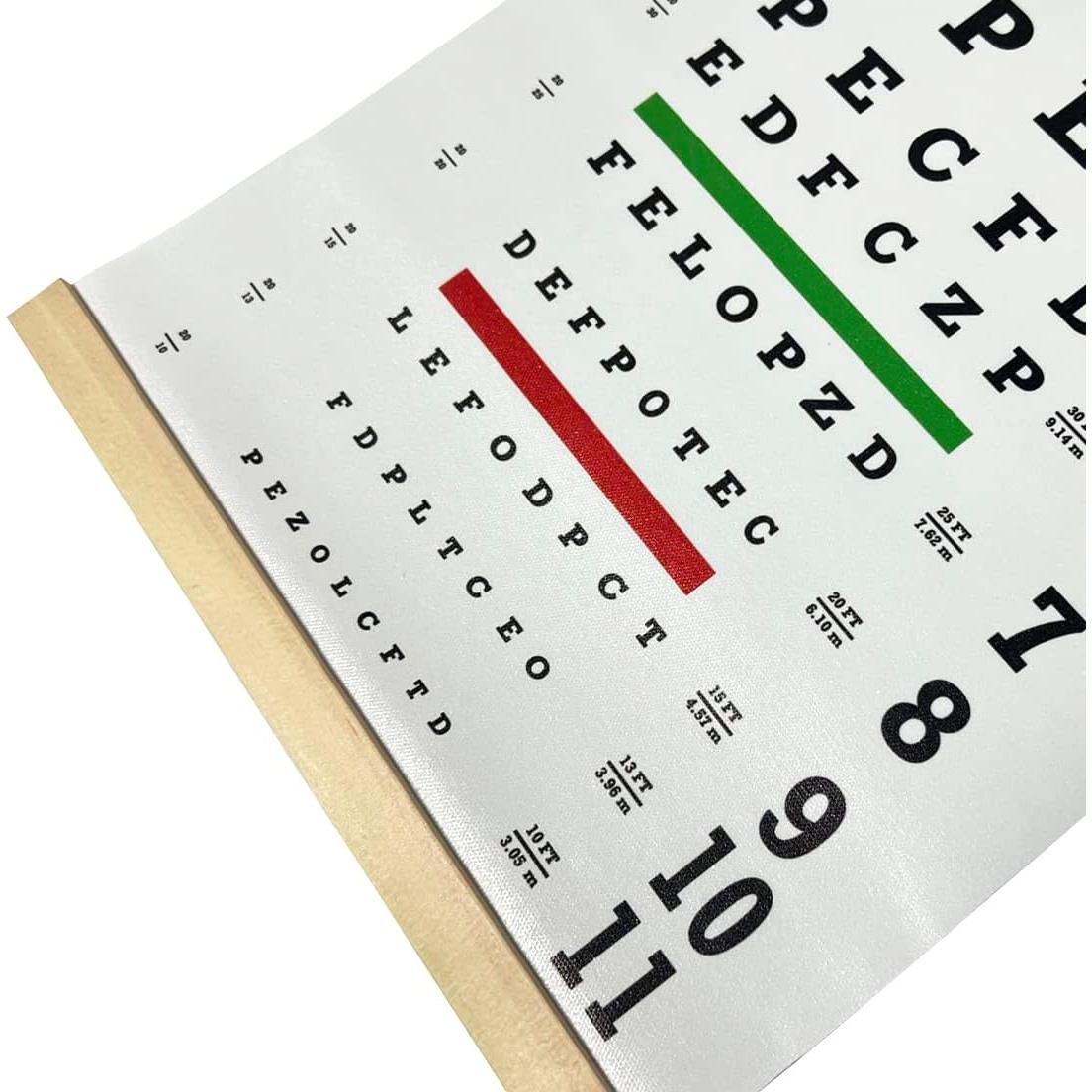 Carta de la Vista Snellen Cualfec con Oclusor 30.4x6x3.3cm