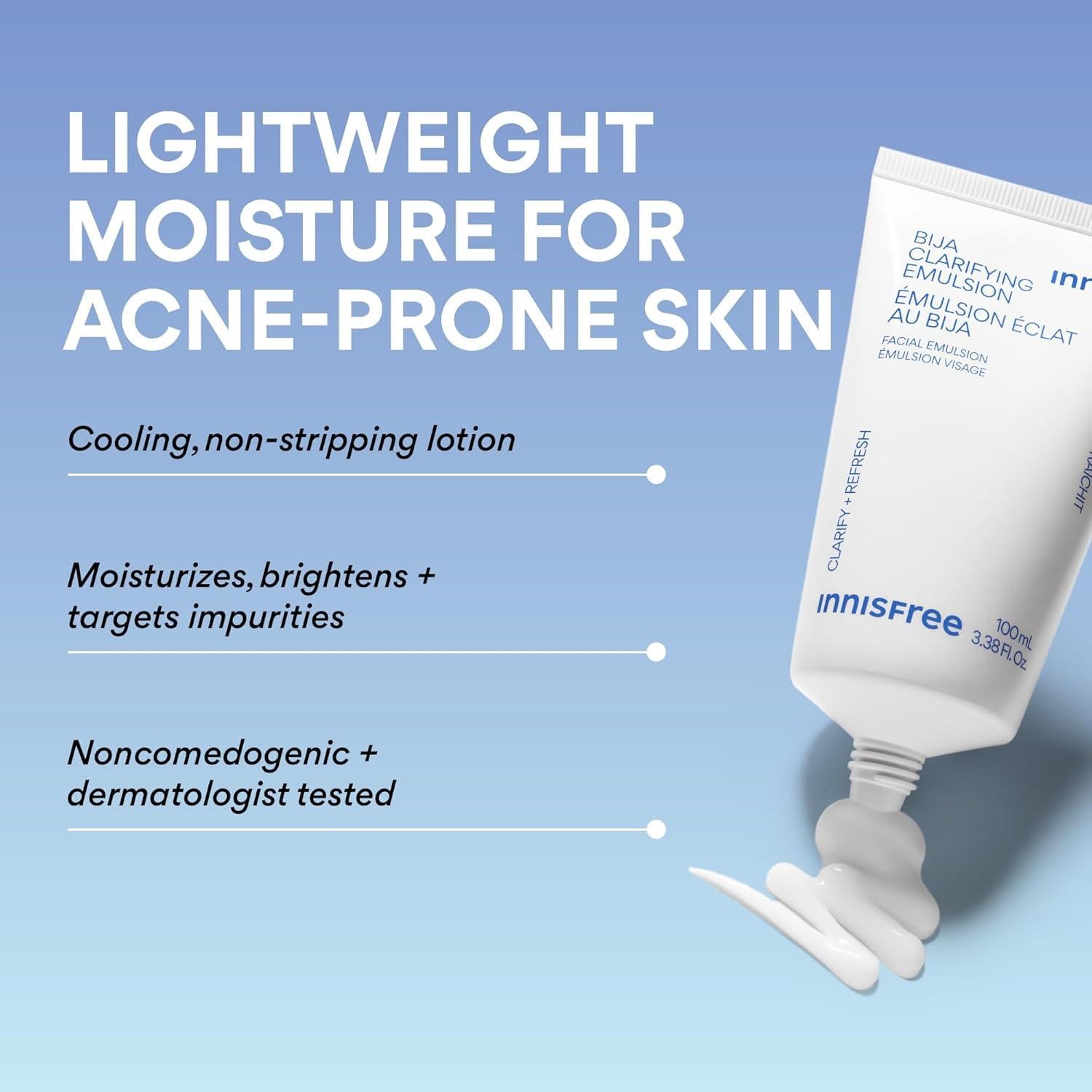 Emulsión Clarificante Innisfree Bija con Ácido Salicílico 132g