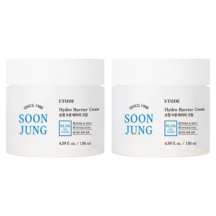 Crema Hidratante Barrera ETUDE SoonJung 260 ml 1+1 Piel Sensible