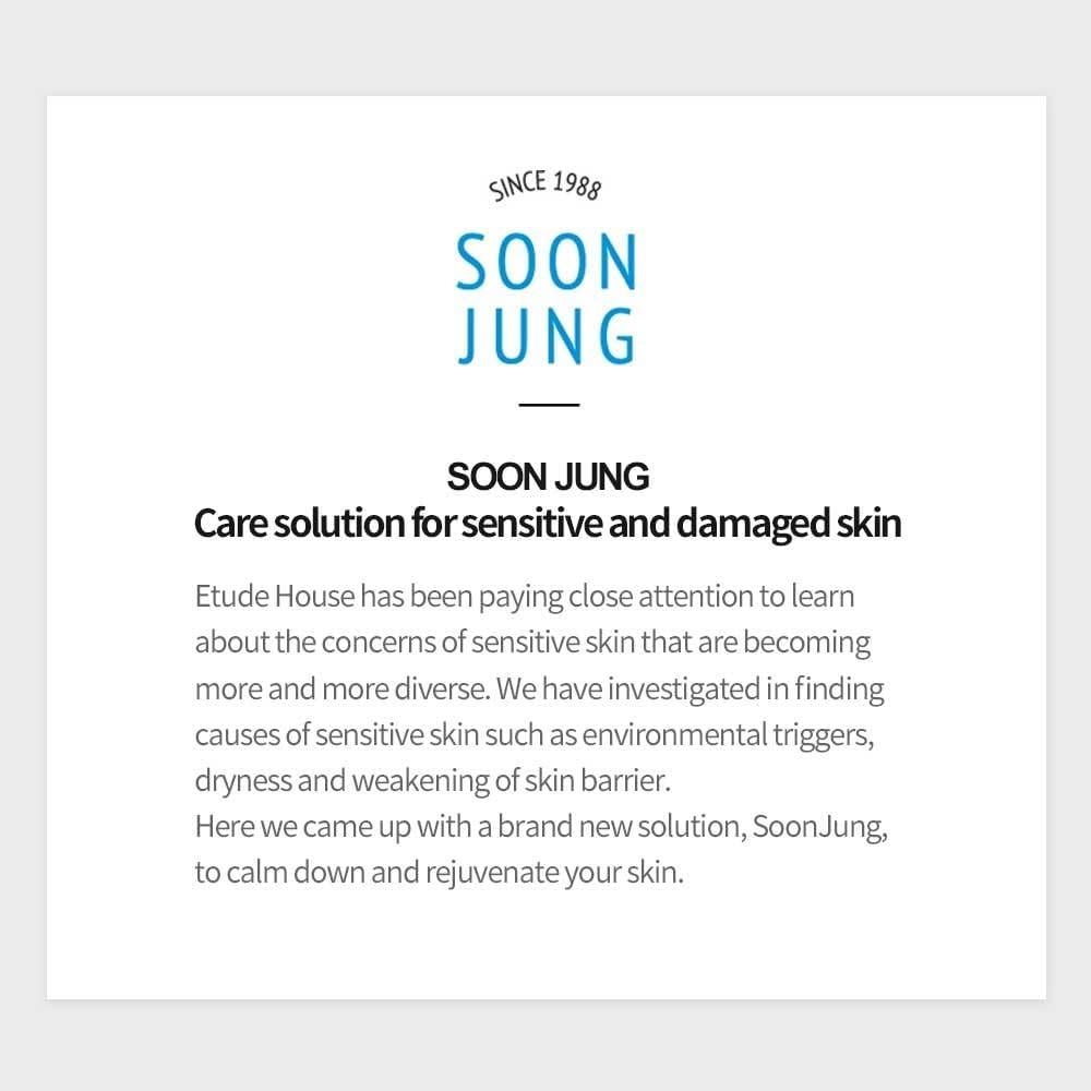 Crema Hidratante Barrera ETUDE SoonJung 260 ml 1+1 Piel Sensible