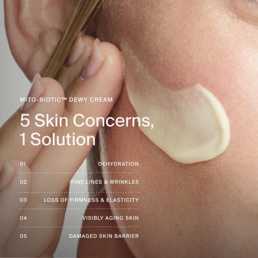 Crema Hidratante Ligera Mito-Biotic 15ml con Péptidos para Piel Seca