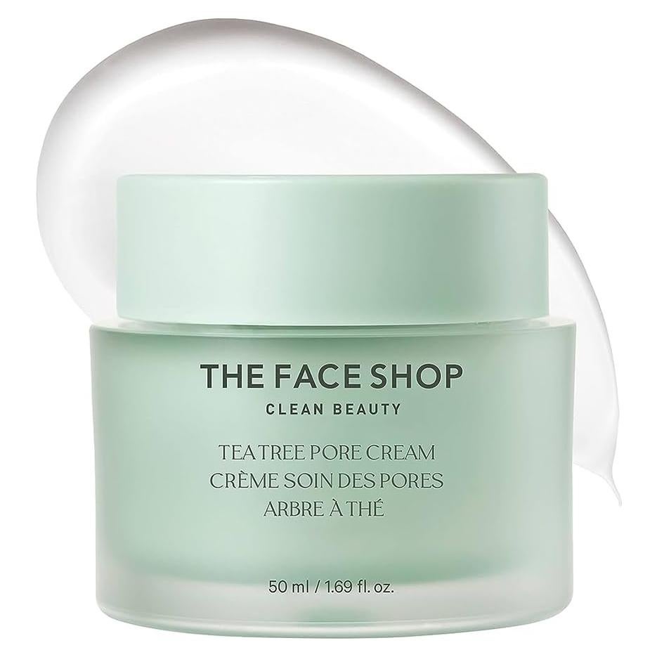 Crema Hidratante de Poros The Face Shop - Árbol de Té - AHA BHA PHA