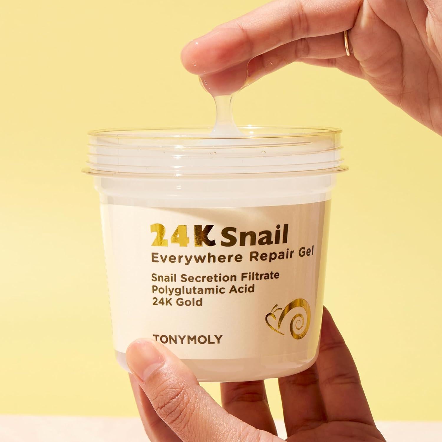 Gel Reparador de Caracol 24K TONYMOLY - Hidratante Facial y Corporal