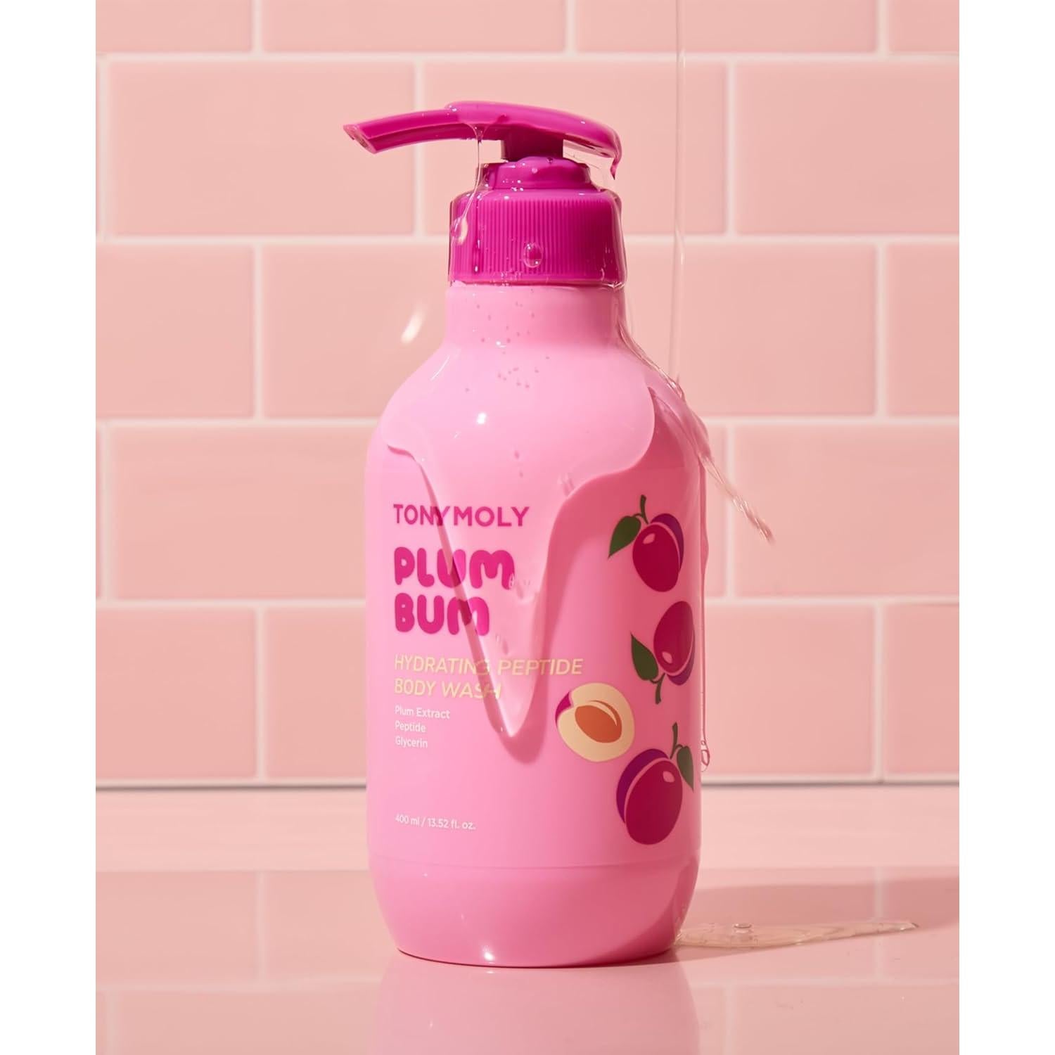 Gel de Ducha Hidratante TONYMOLY Plum Bum Peptide 400 ml