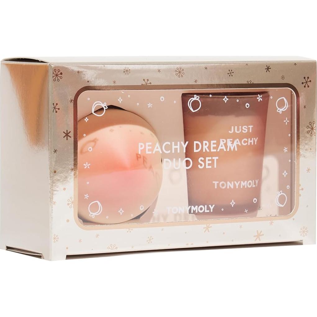 Set Dúo Hidratante TONYMOLY Durazno - Vela y Crema de Manos