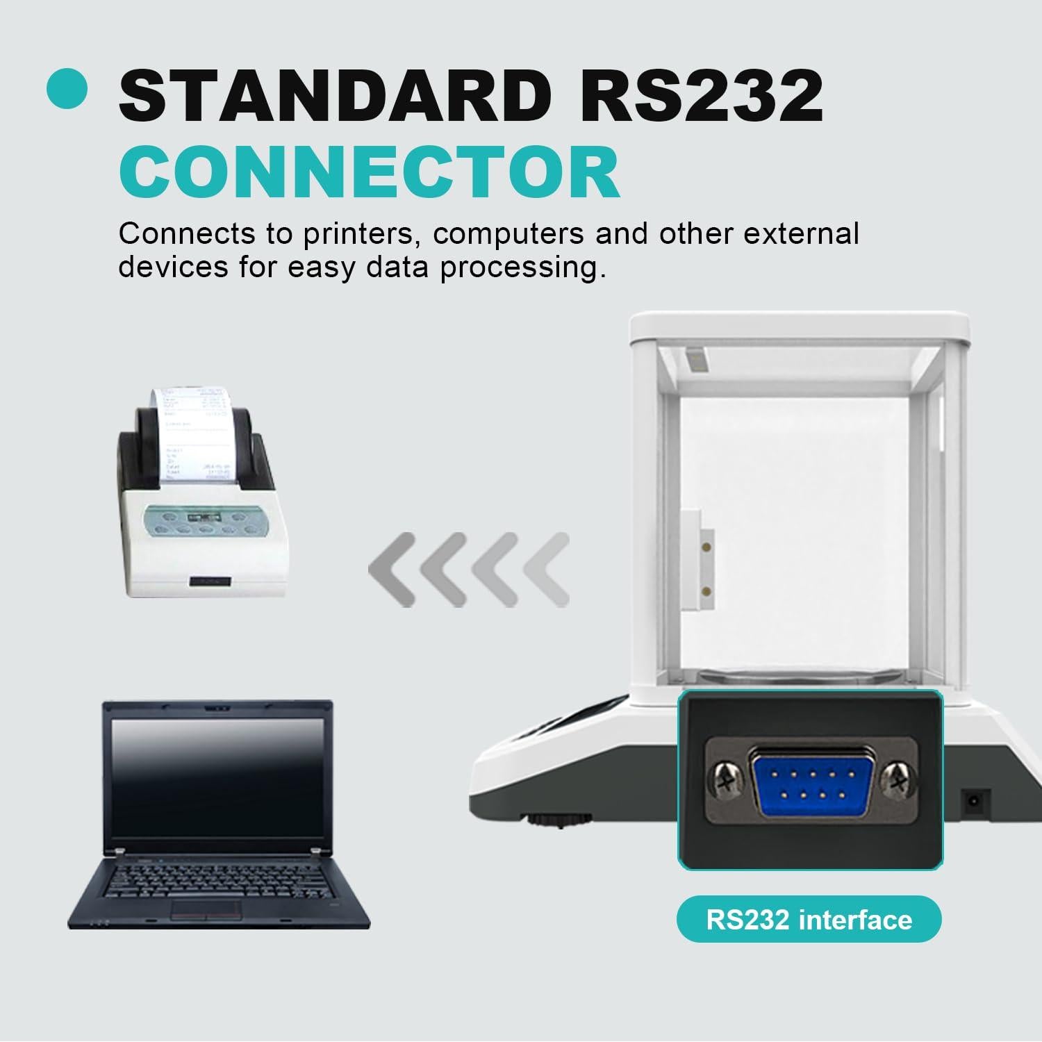 Balanza Analítica JOANLAB 500g x 0.001g Doble Pantalla