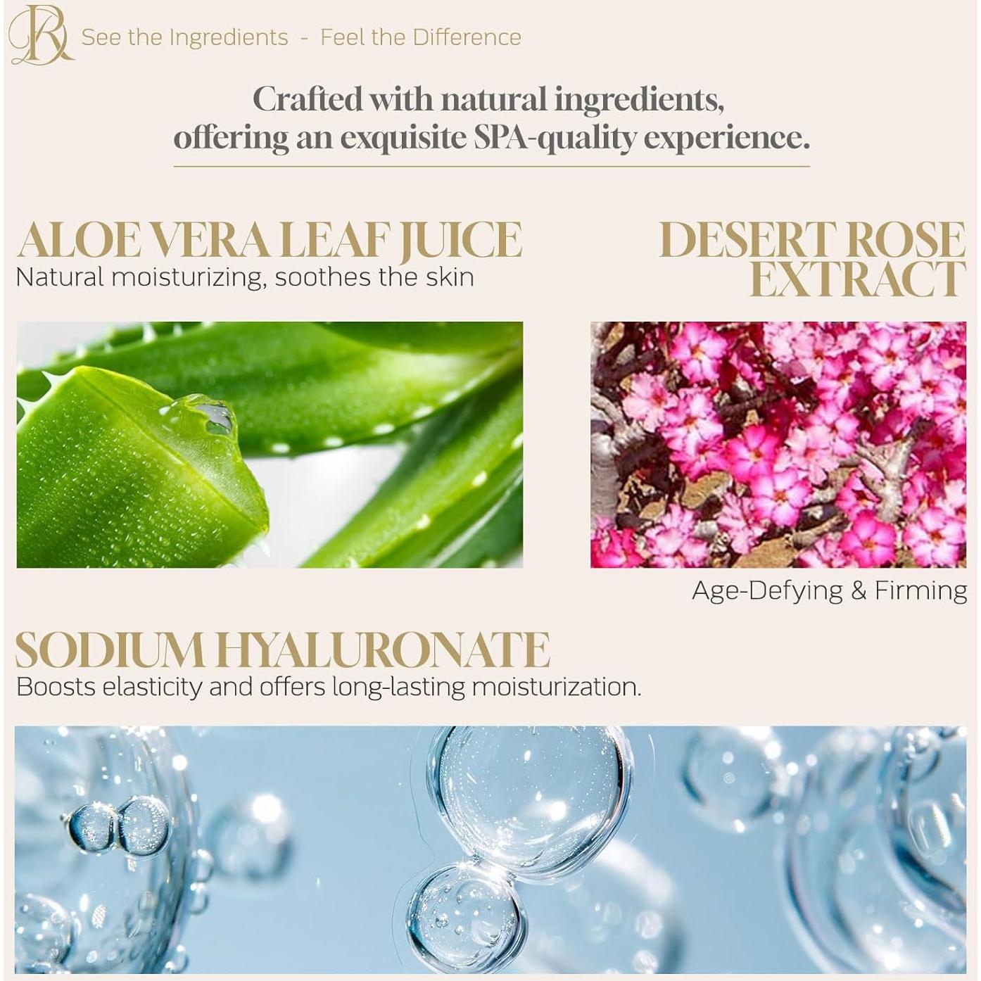 Máscara Facial Hidratante Decoder Sauna - Ácido Hialurónico, Niacinamida, Aloe Vera