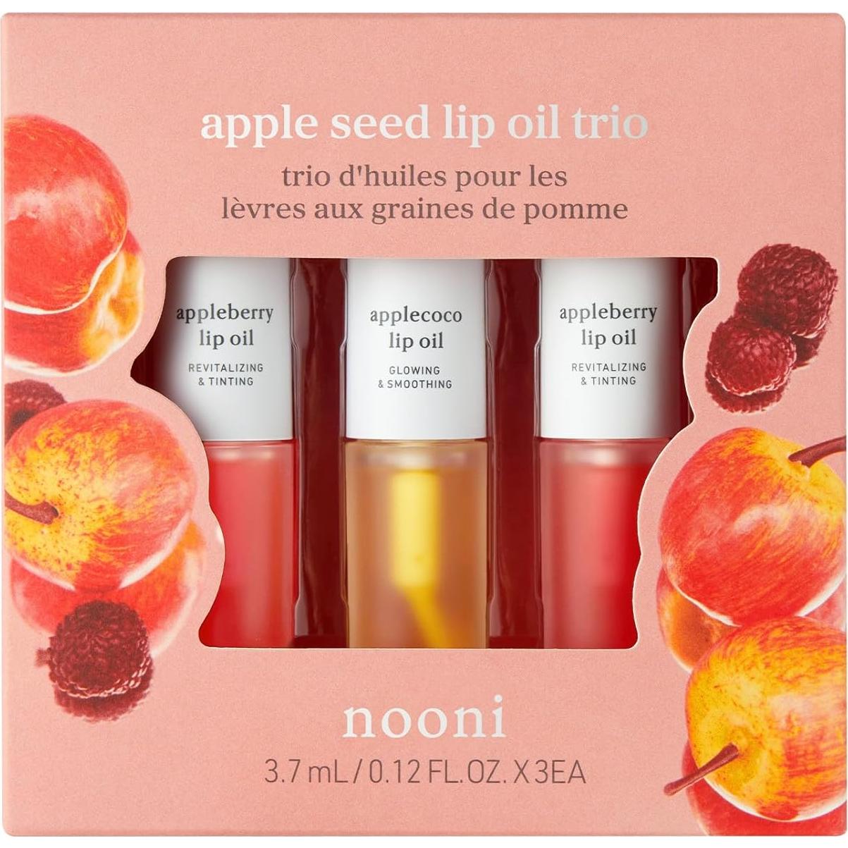 Conjunto de Aceite Hidratante para Labios NOONI - 3 Piezas