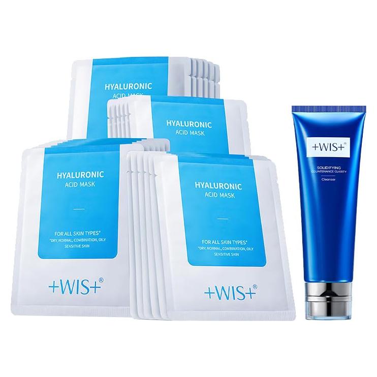 Máscara Facial Hidratante +WIS Ácido Hialurónico 24 EA