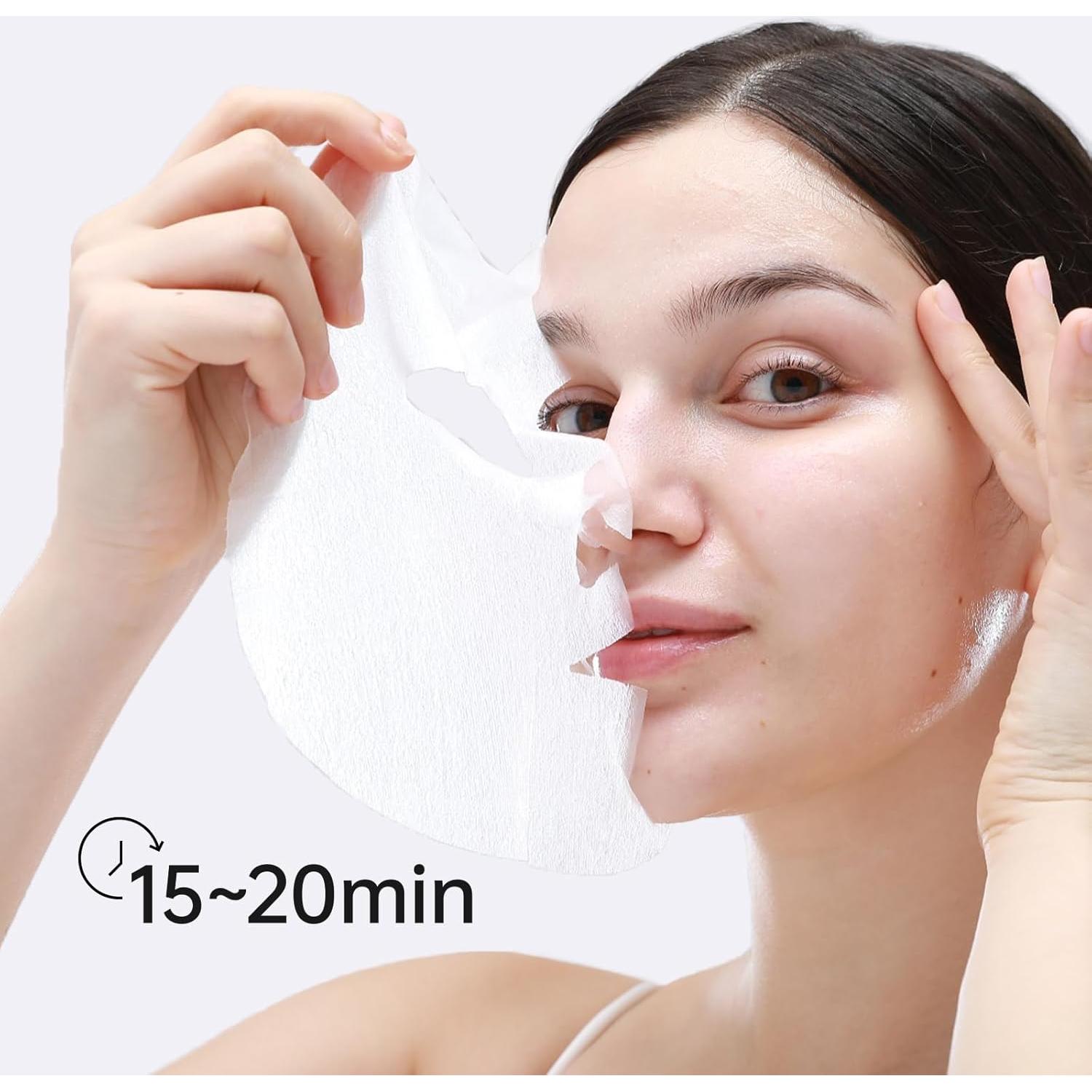 Máscara Facial Hidratante +WIS Ácido Hialurónico 24 EA