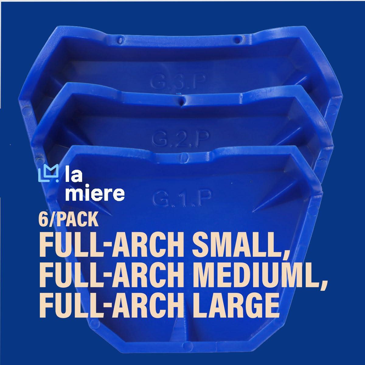Kit de Bandejas de Impresión Dental LA MIERE 6 Pcs - Pequeño, Mediano, Grande