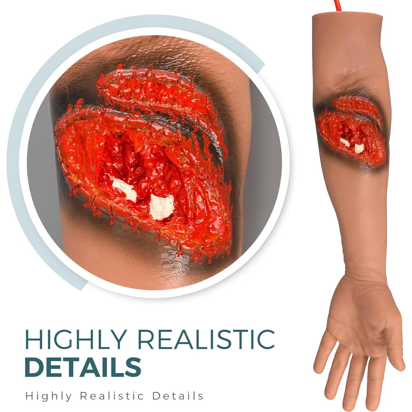 Kit de Simulación de Heridas Laceradas MedEduQuest 67cm