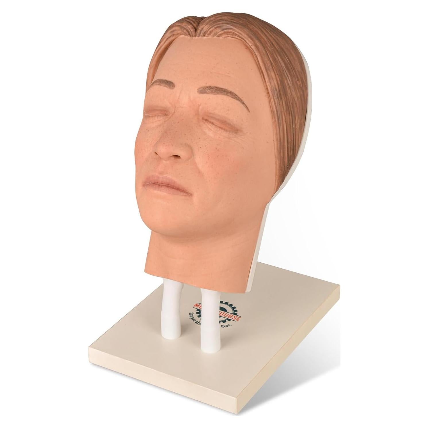 Maniquí de Silicona para Entrenamiento de Inyecciones Faciales