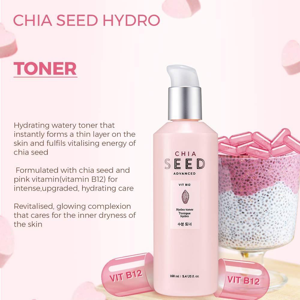 Tónico Hidratante Chia Seed The Face Shop 160 ml Piel Seca
