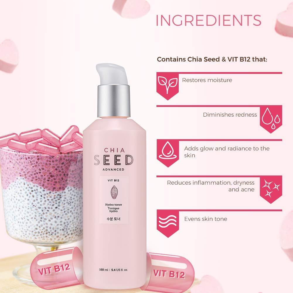 Tónico Hidratante Chia Seed The Face Shop 160 ml Piel Seca
