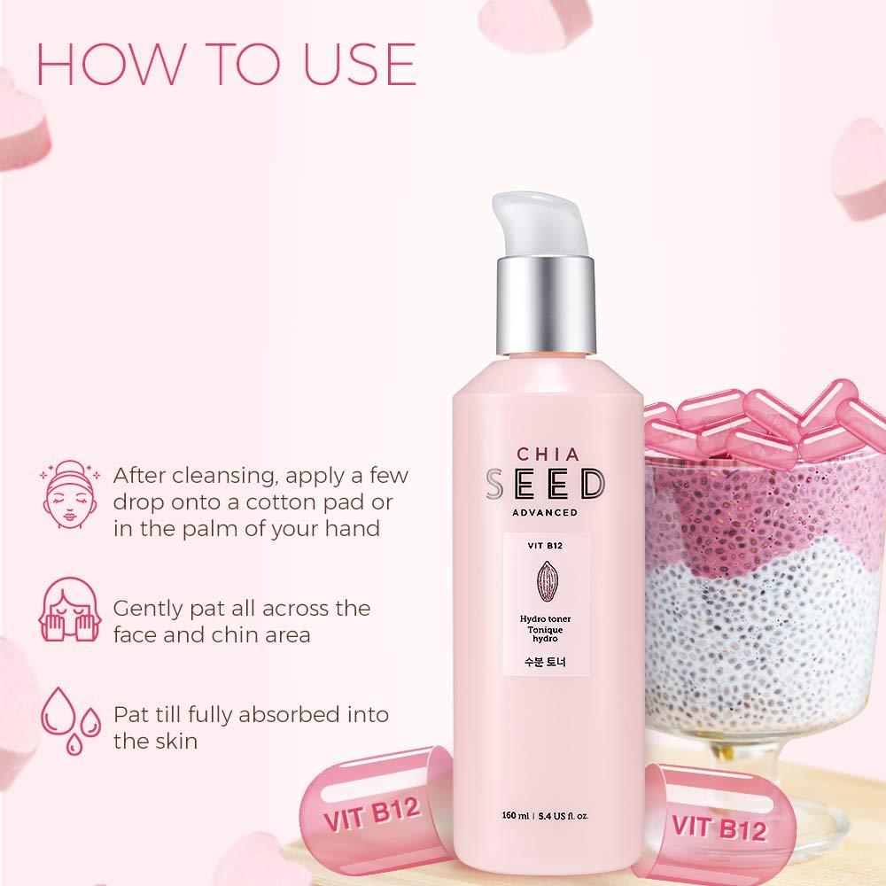 Tónico Hidratante Chia Seed The Face Shop 160 ml Piel Seca